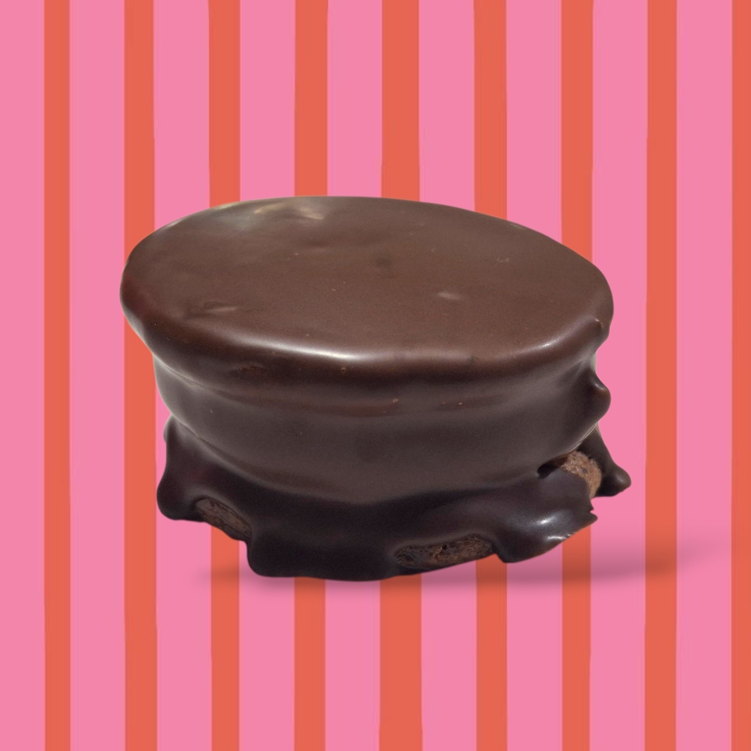 Alfajor Sin azúcar de chocolate 70 grs